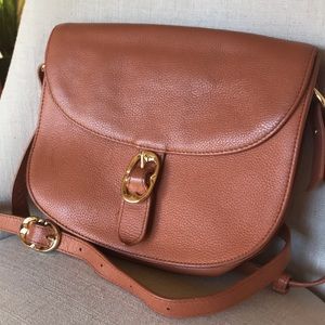 EMMA FOX genuine leather crossbody purse